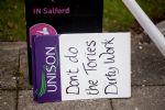 Trade unions protest against Salford Council attacks